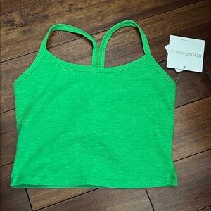 Beyond Yoga Bright Green Crop Top NWT size small
